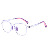 Kids Blue Light Round Glasses – Large Flexible TR90 Frame for Children | IRISHARP