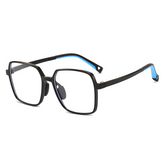 Kids Blue Light Glasses - Geometric Oversized Polygon Frame for Ages 6-12 | IRISHARP