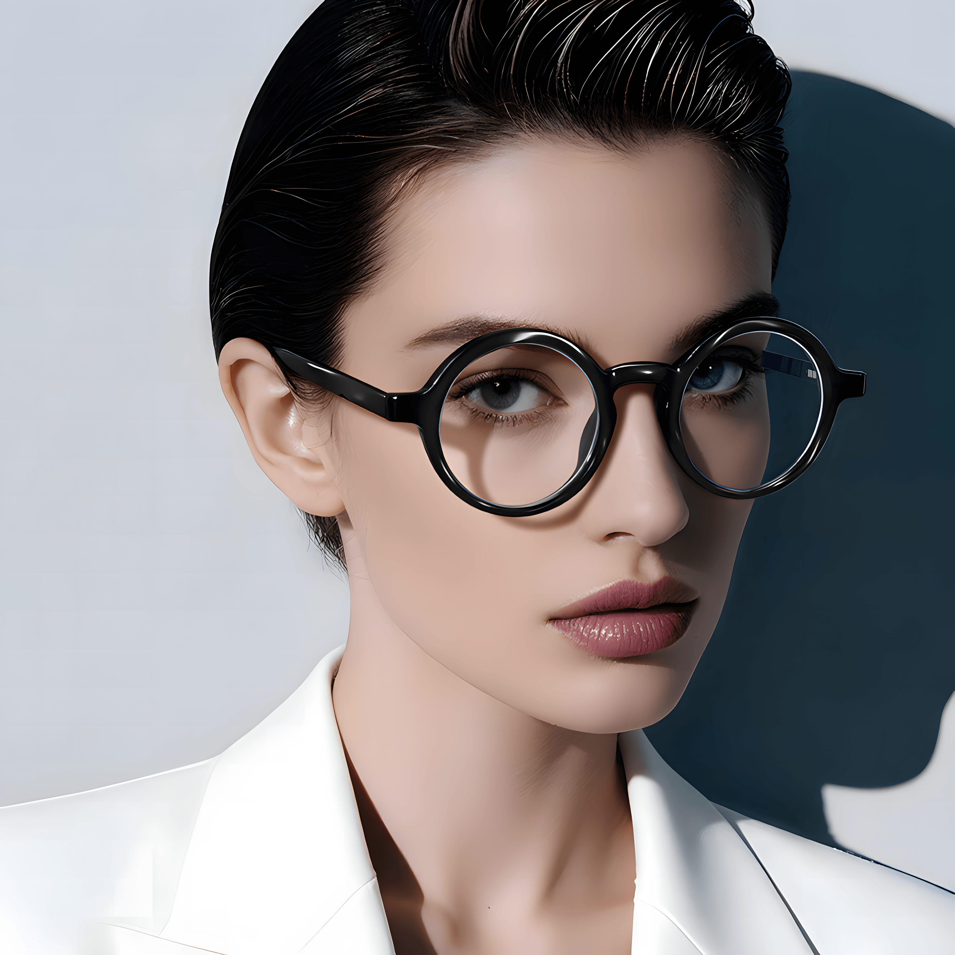 Women's TR90 Small Round Glasses Frames Secondary image