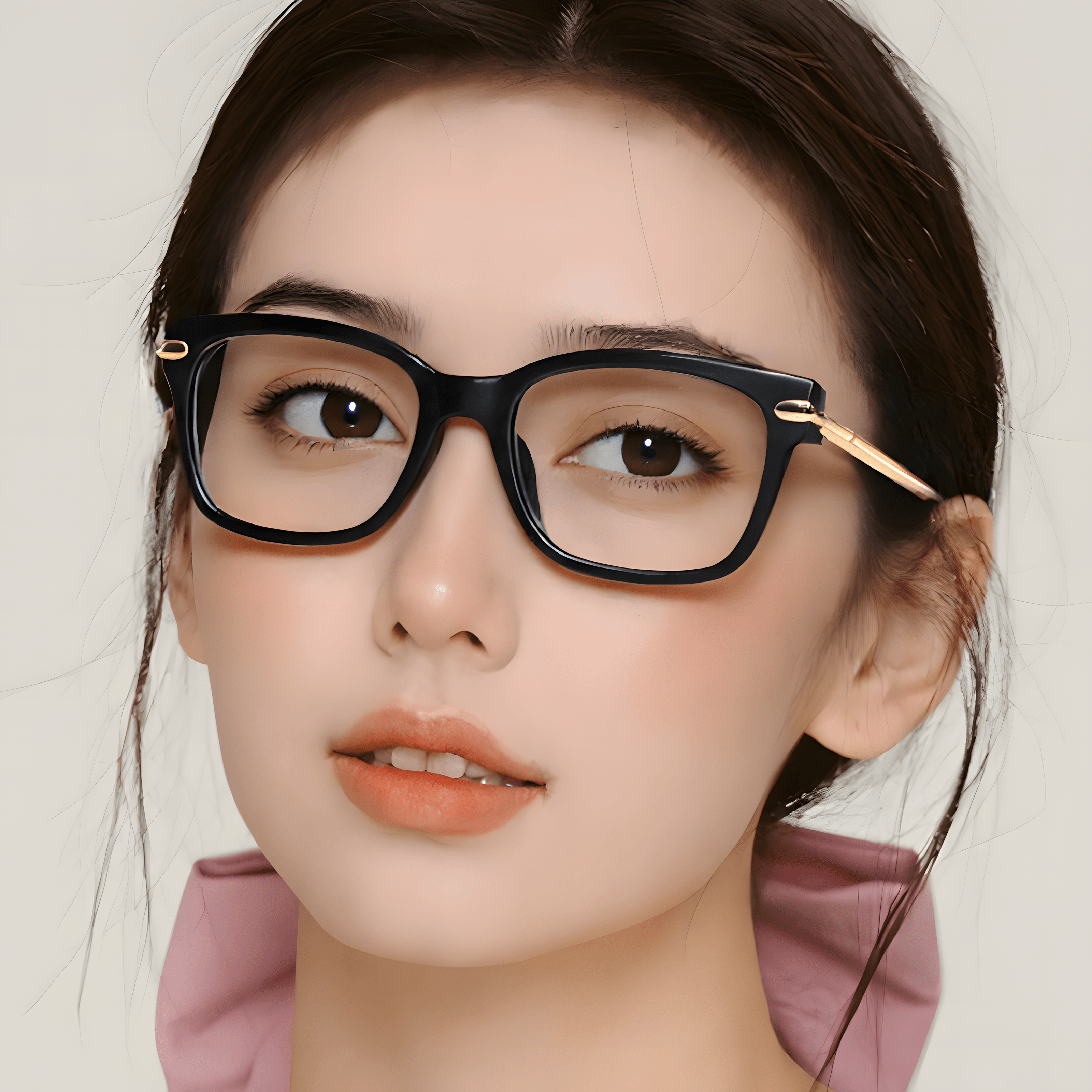 Women's TR90 Square Glasses Frames Imagen secundaria del producto