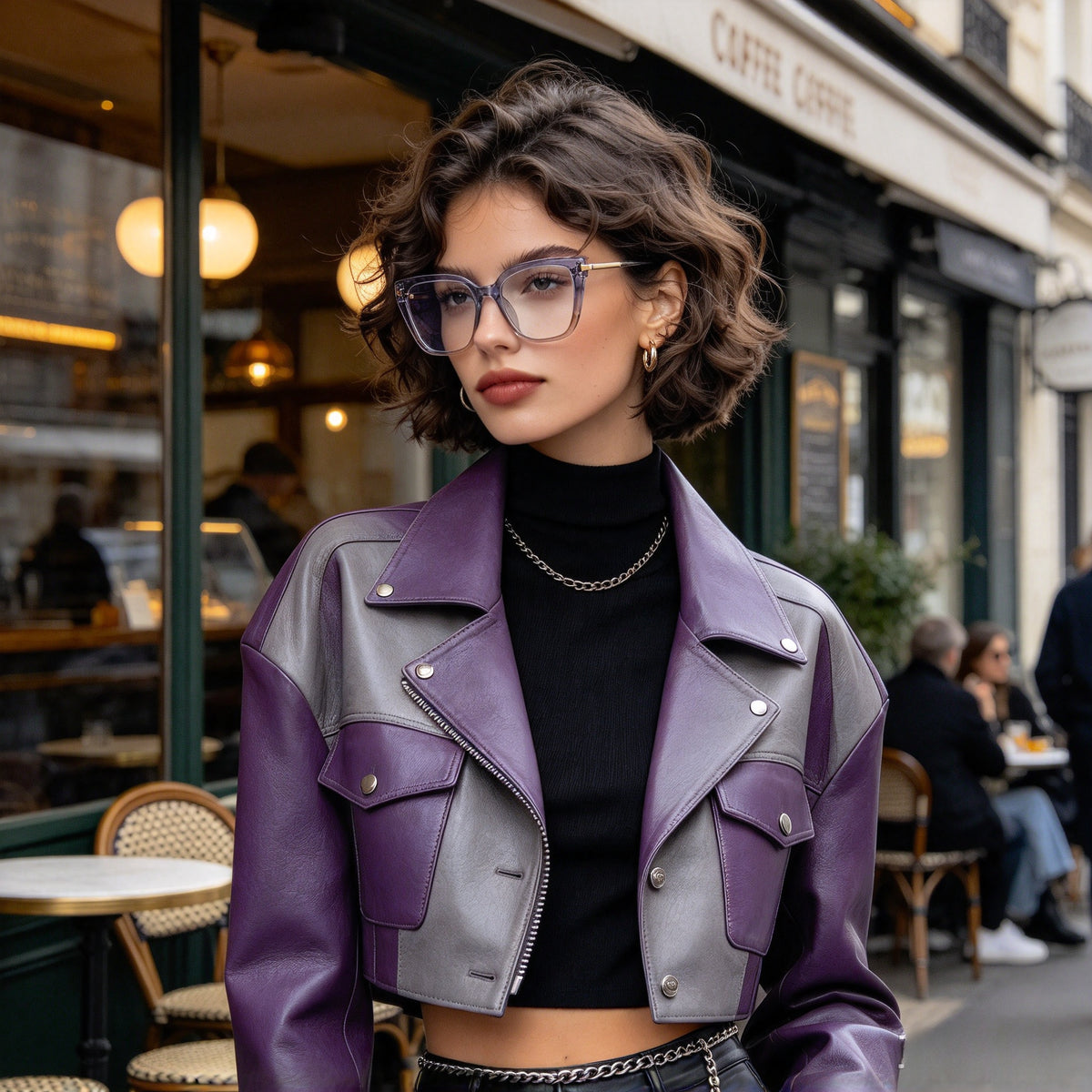 Women's TR90 Large Frame Glasses