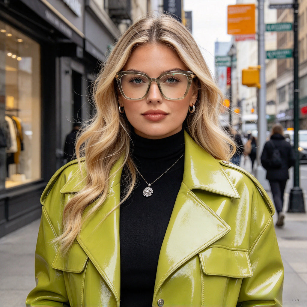 Women's TR90 Large Frame Glasses