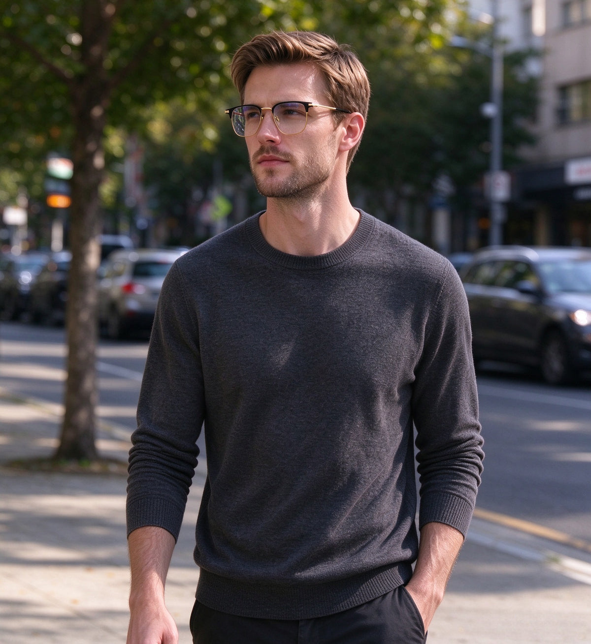 Business Men's Metal Eyeglass Frames