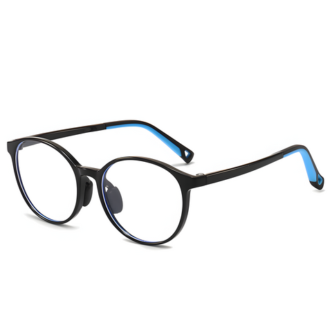 Kids Round TR90 Student Glasses – Flexible School Frame for Children Ages 6-14 |   IRISHARP