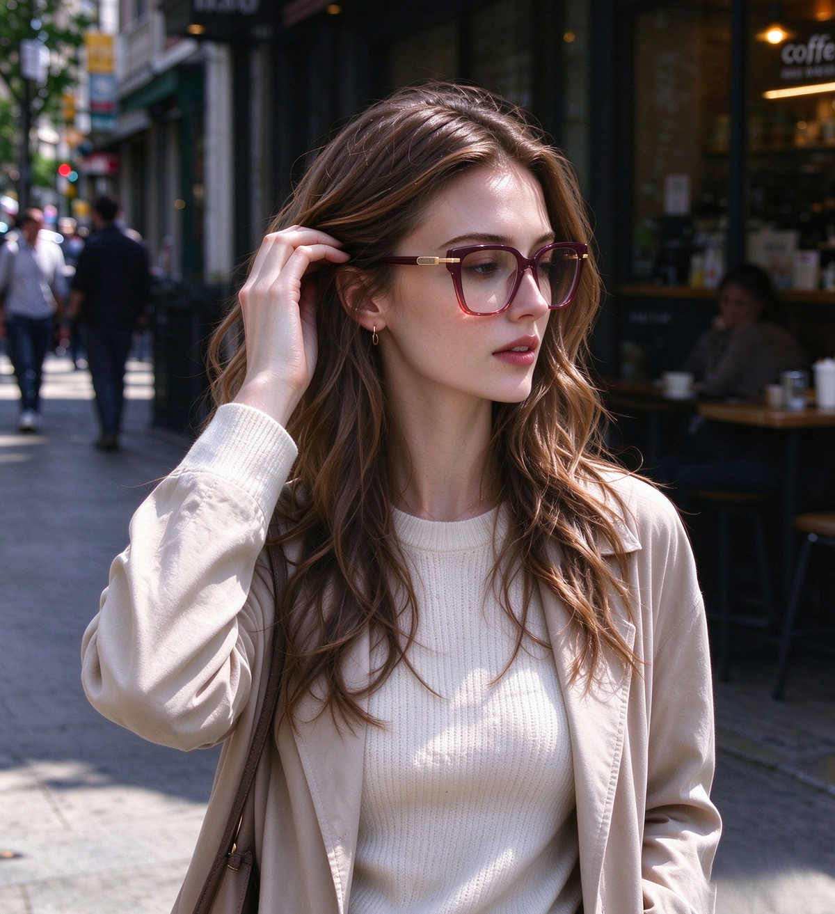 TR90 Trendy Eyeglass Frame
