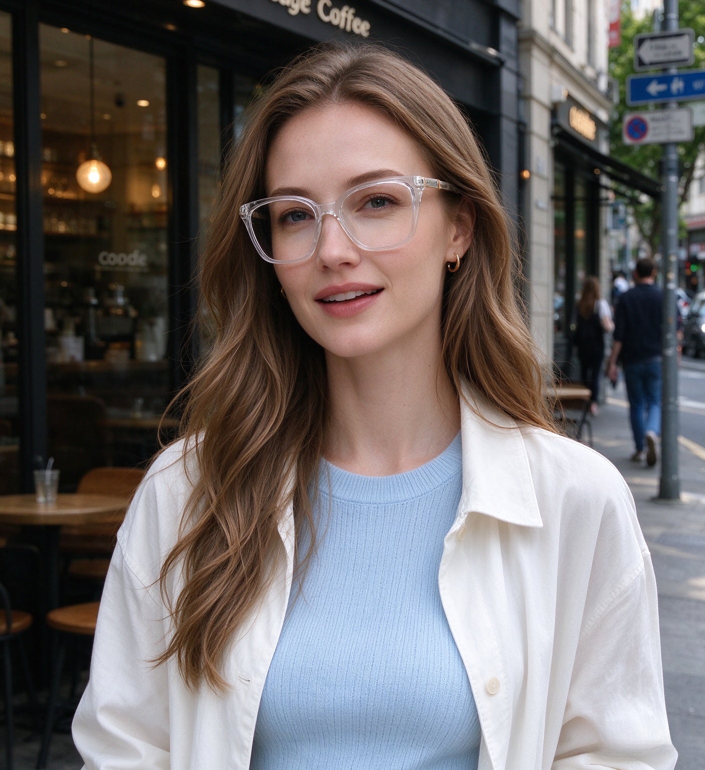 Women's TR90 Prescription Eyeglass Frames Másodlagos kép