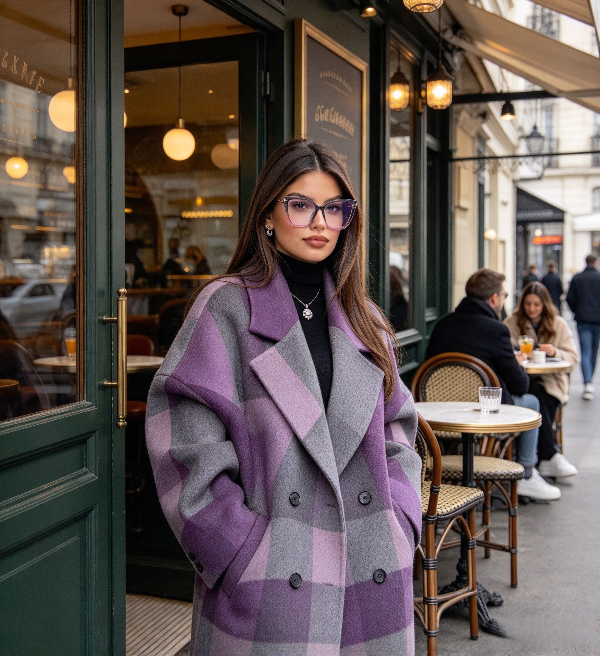 Women's TR90 Cat-eye Glasses Frames Zweitbild