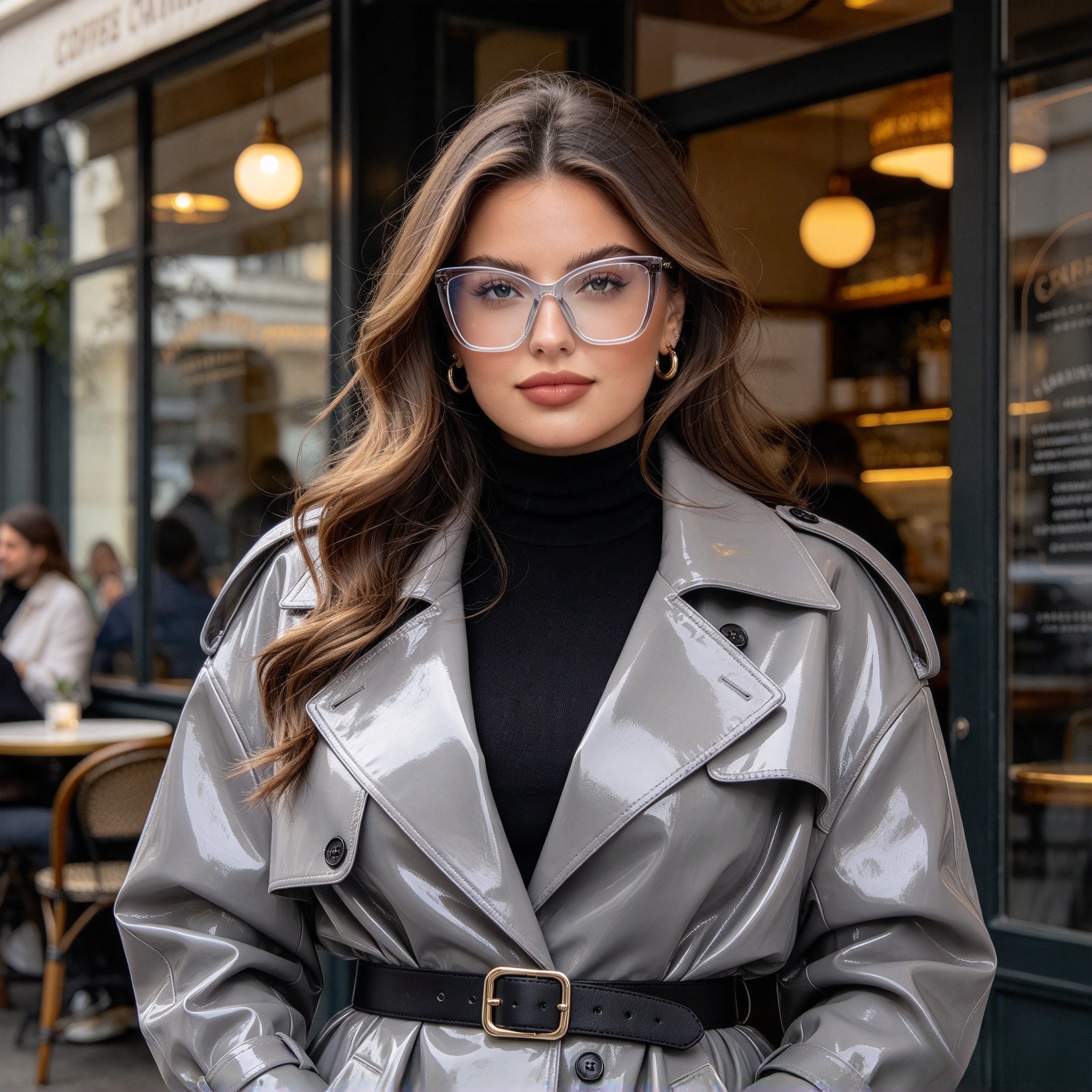 Women's TR90 Prescription Eyeglass Frames Másodlagos kép