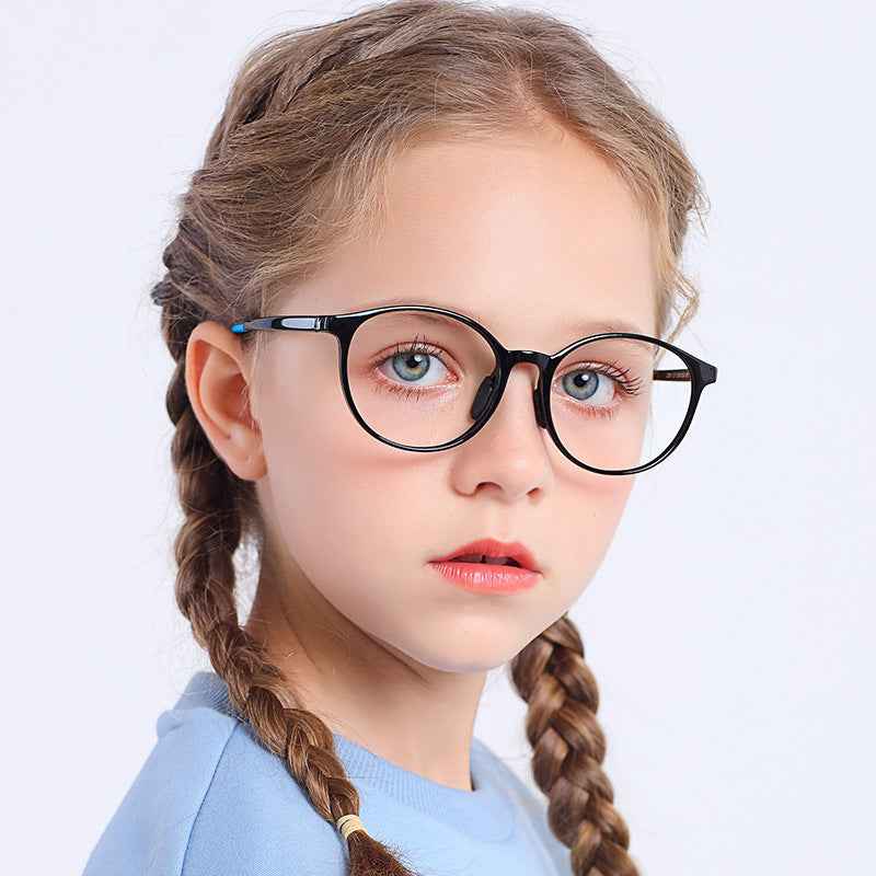 Kids Round TR90 Student Glasses – Flexible School Frame for Children Ages 6-14 |   IRISHARP
