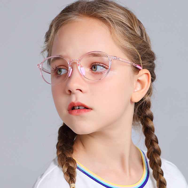 Kids Blue Light Blocking Glasses - Round TR90 Frame for Screen Time |   IRISHARP Secondary image