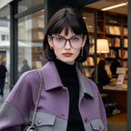 Women's TR90 Round Prescription Eyeglass Frames