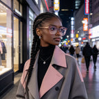 Women's Retro Black Round Eyeglass Frames