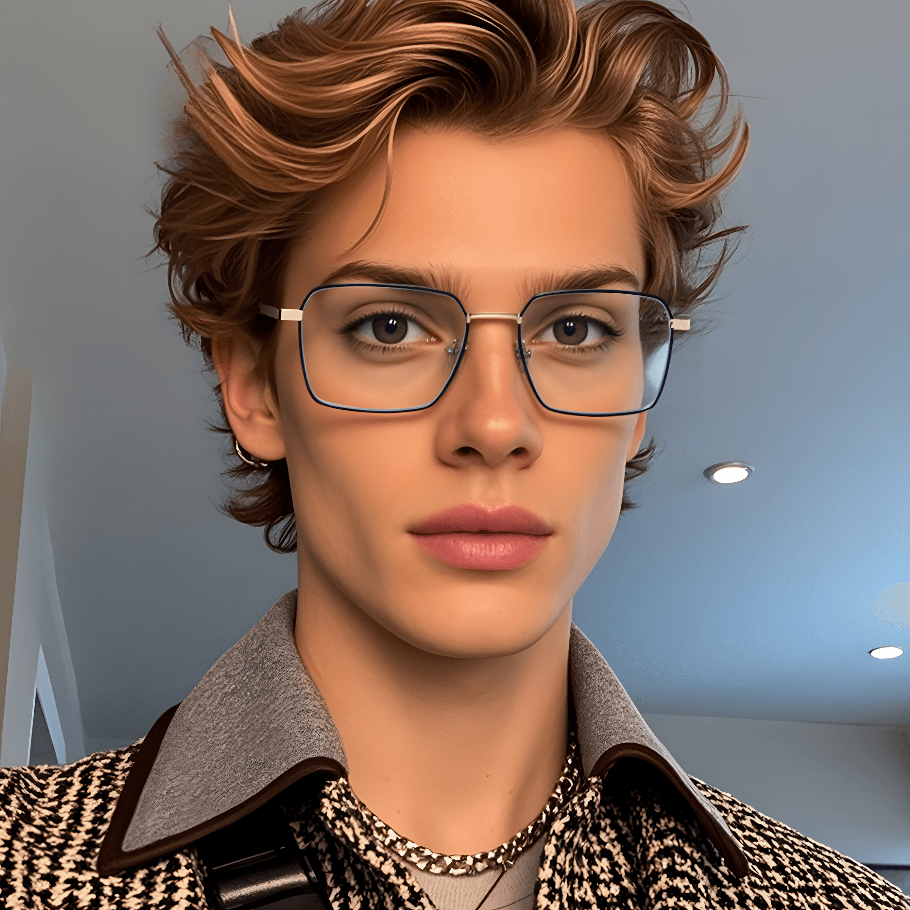 Men's Metal Business Glasses Frames Secondary image