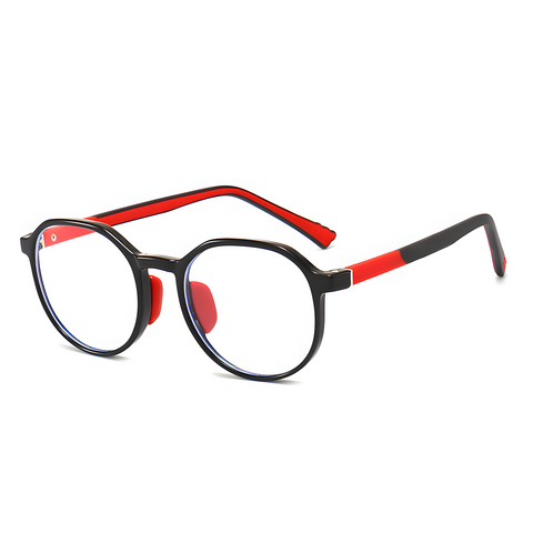 TR90 Student Protective Large Frame Glasses |   PC Lens Round Frame for Kids 6-14 |   IRISHARP
