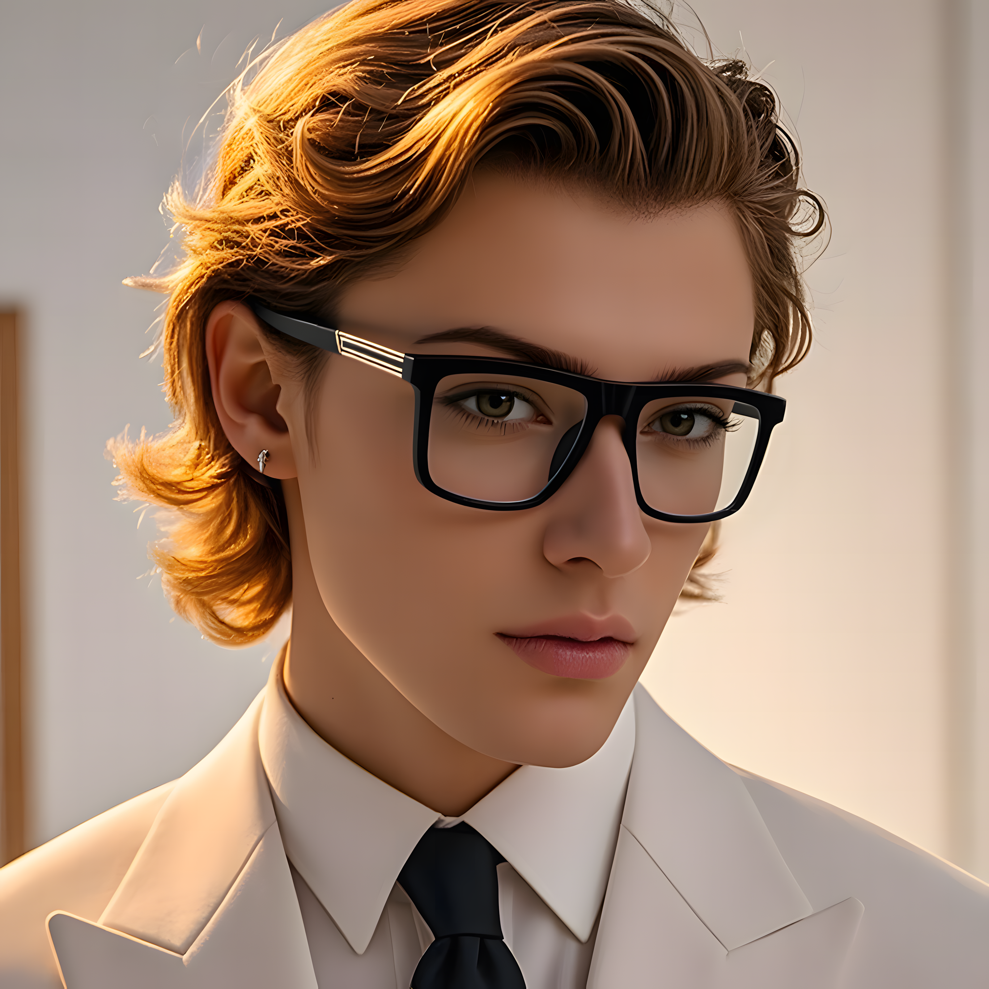 Men's TR90 Business Glasses Frames Secondary image