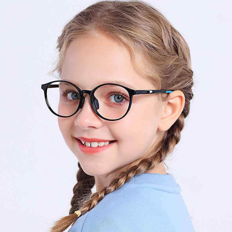 Kids Round TR90 Student Glasses – Flexible School Frame for Children Ages 6-14 |   IRISHARP