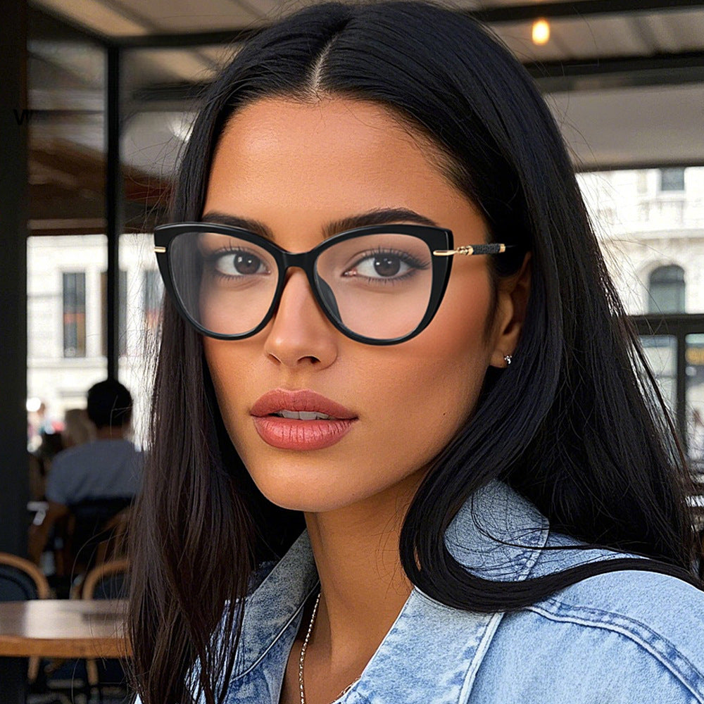 Women's Cat-eye TR90 Fashion Glasses |   Trendy Metal Frame for Women |   IRISHARP Secondary image