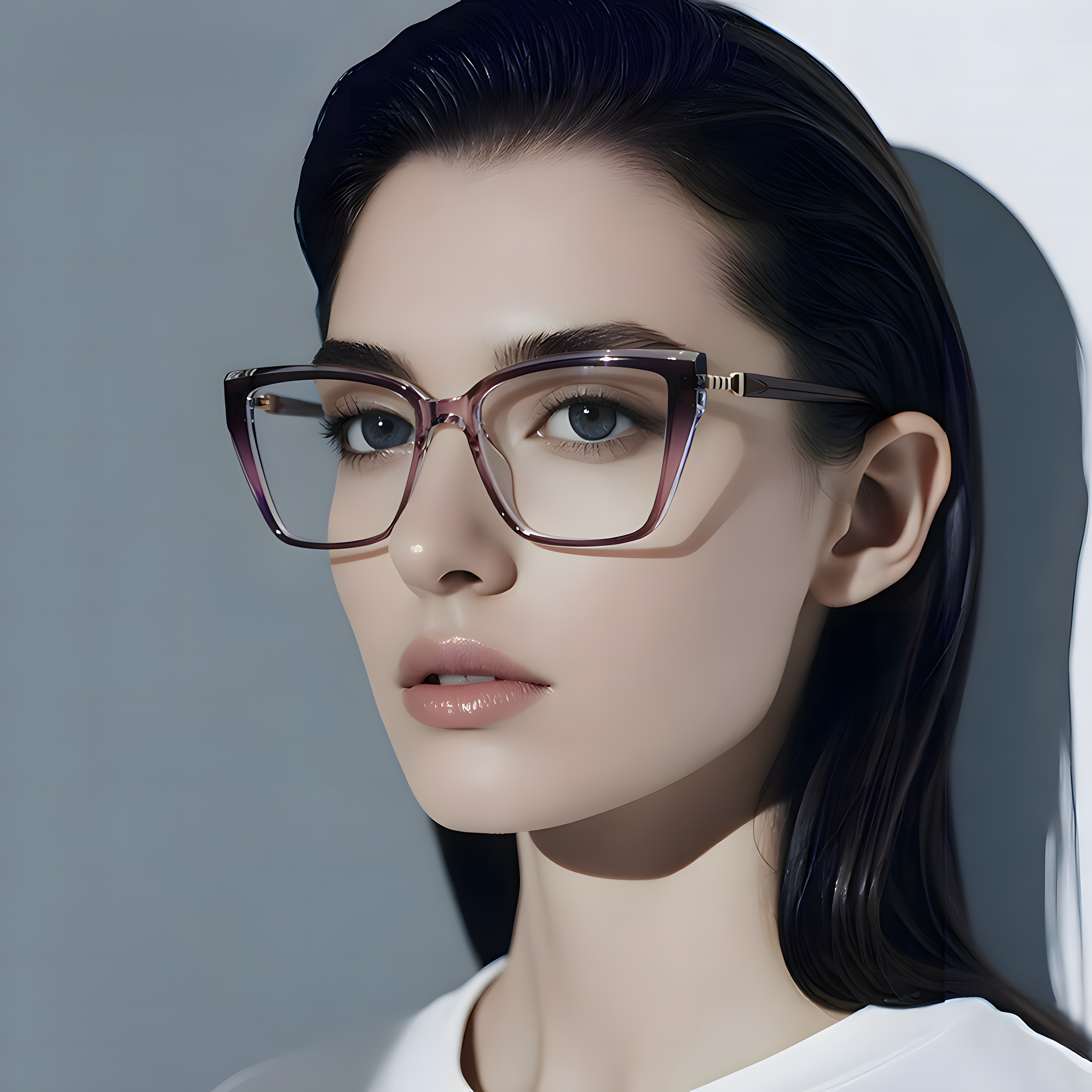Women's TR90 Prescription Glasses Frames Imagen secundaria del producto