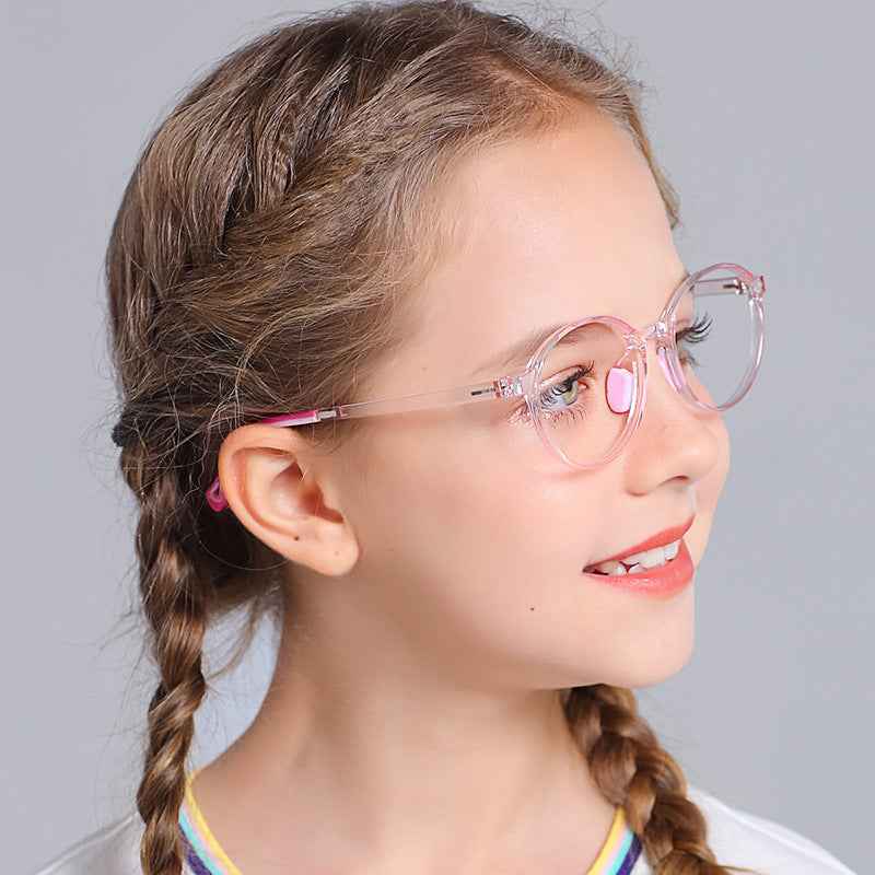 Kids Blue Light Blocking Glasses - Round TR90 Frame for Screen Time |   IRISHARP