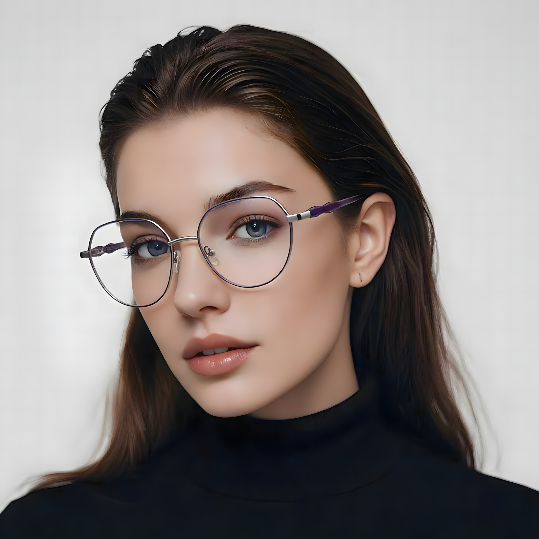 Women's Metal Prescription Glasses Frames Secondary image